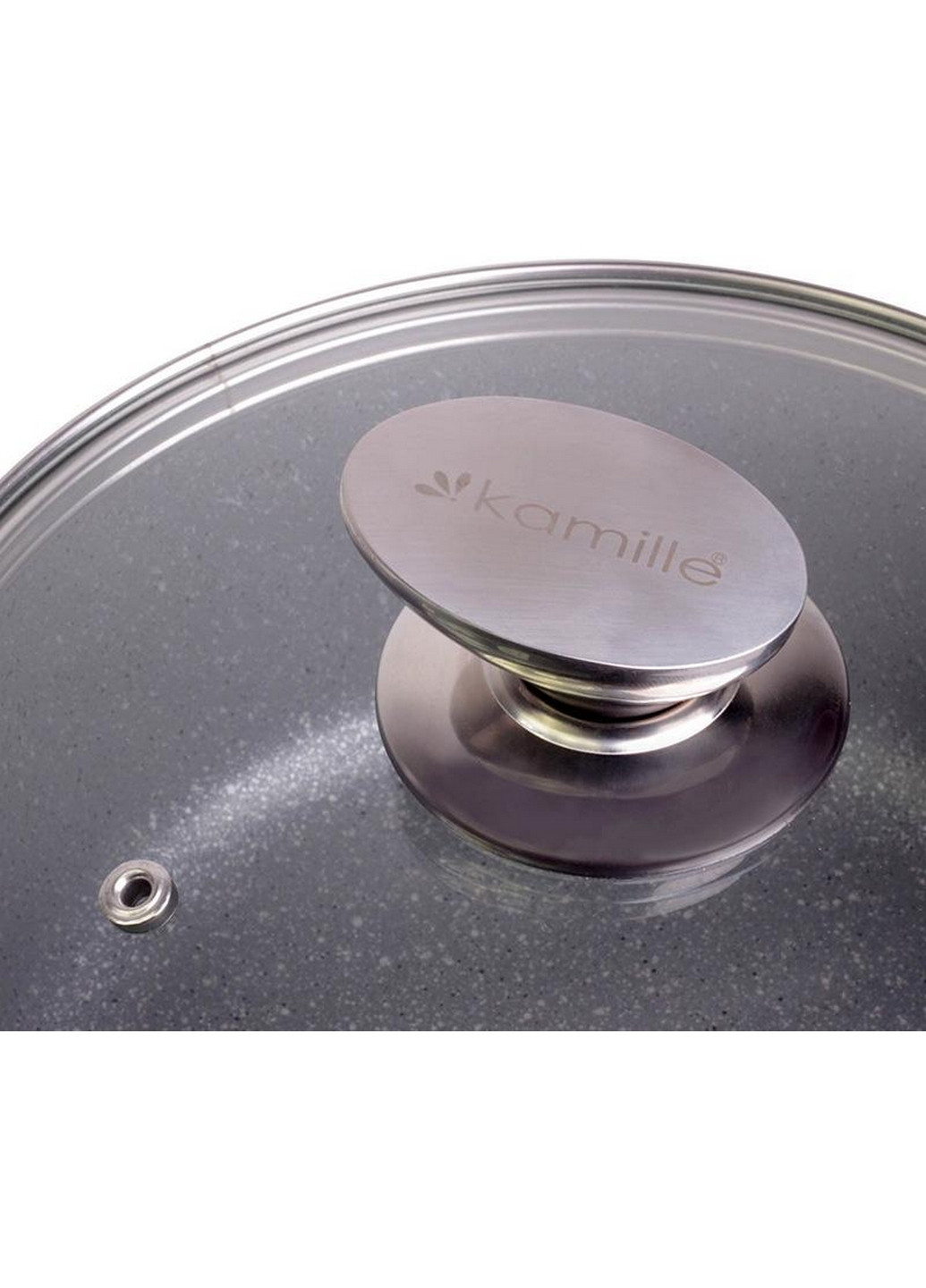 Каструля Landes Grey з литими алюмінієвими ручками Ø24х16,5 см Kamille (267150060)
