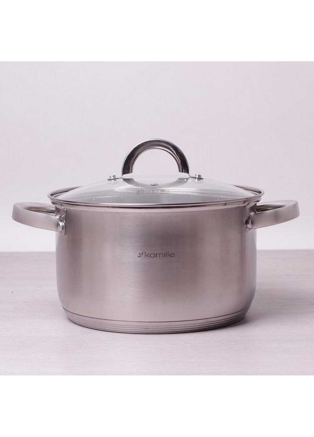 Каструля Mystery зі скляною кришкою Ø22х13,5 см Kamille (267150017)