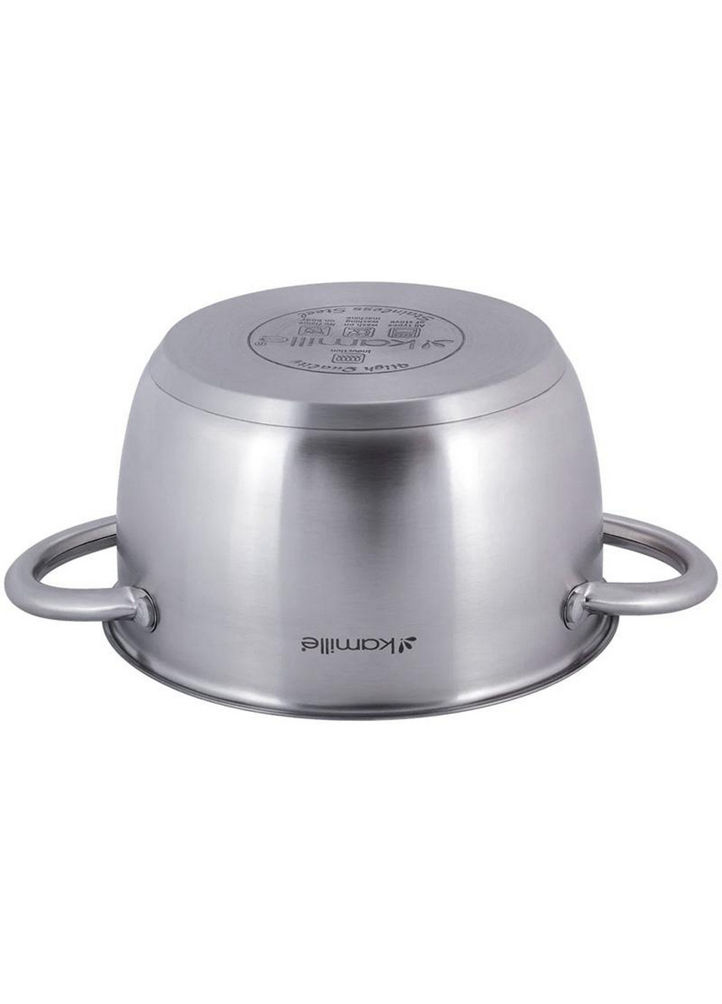 Кастрюля Gladys из нержавеющей стали, с мерной шкалой Ø20х12 см Kamille (267150091)