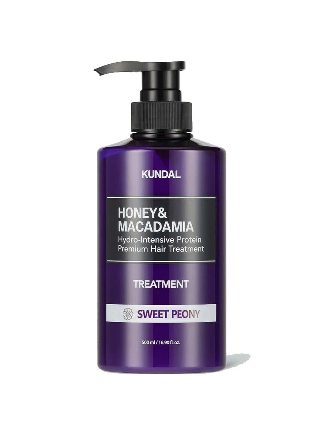 Поживний кондиціонер Honey & Macadamia Protein Hair Treatment Sweet Peony 500 мл Kundal (267157460)