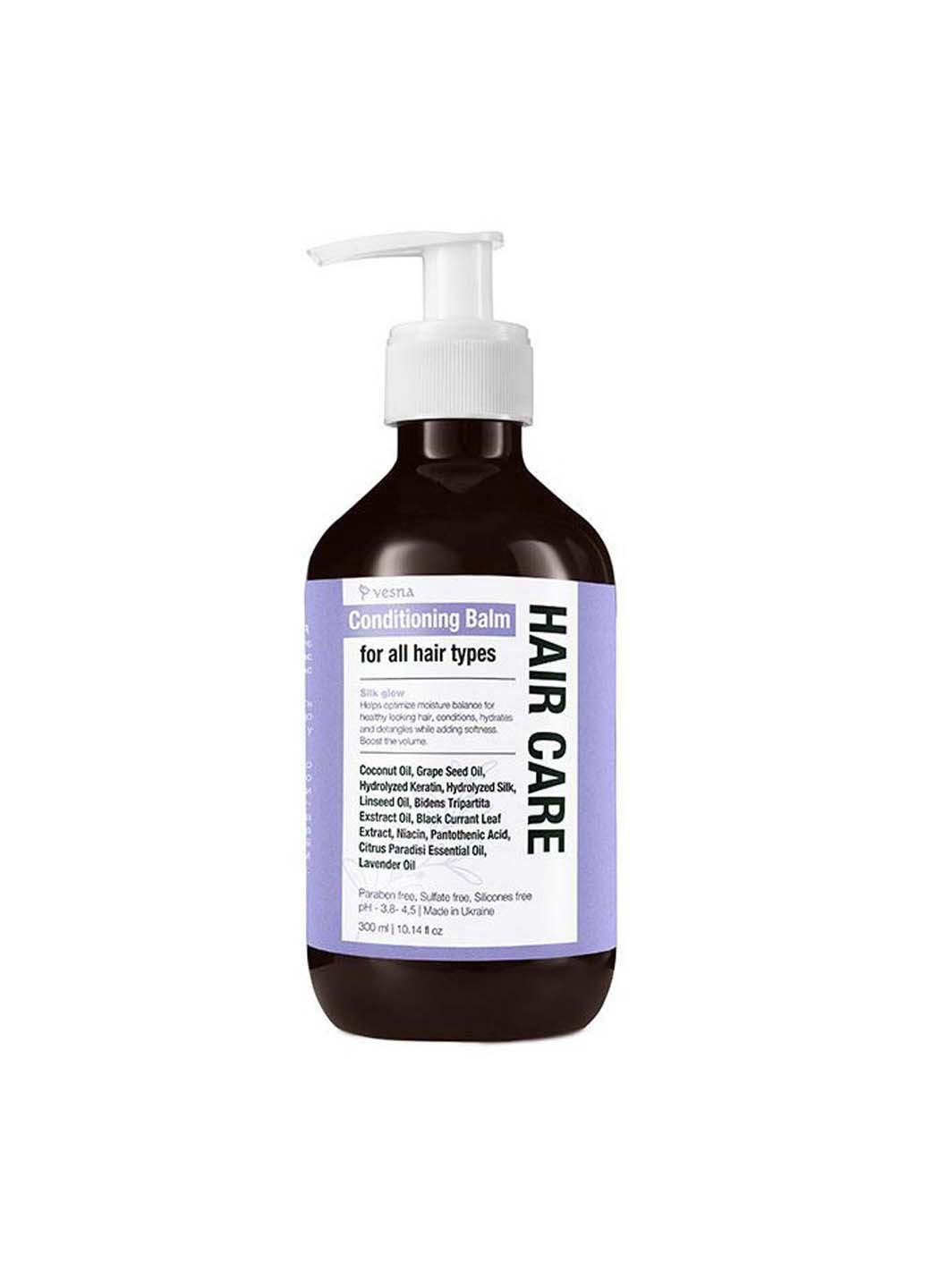 Бальзам-кондиціонер для волосся Шовковий блиск 300 мл Vesna (267157715)