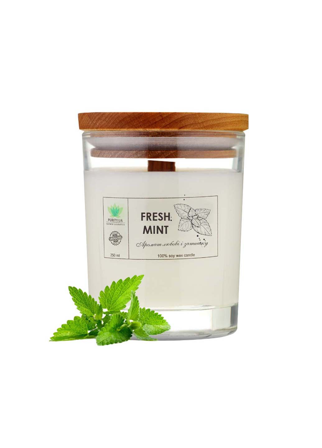 Аромасвічка Fresh mint L 150 г Purity (267157346)