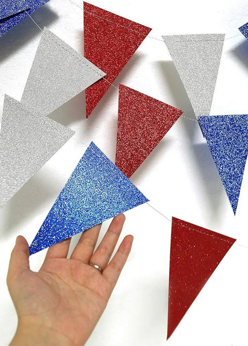 Набір з 4 святкових декоративних прапорців Adele (267230602)