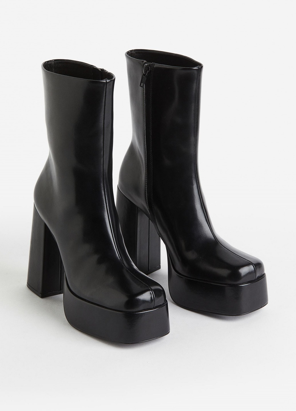 Черные демисезонная ботильоны H&M