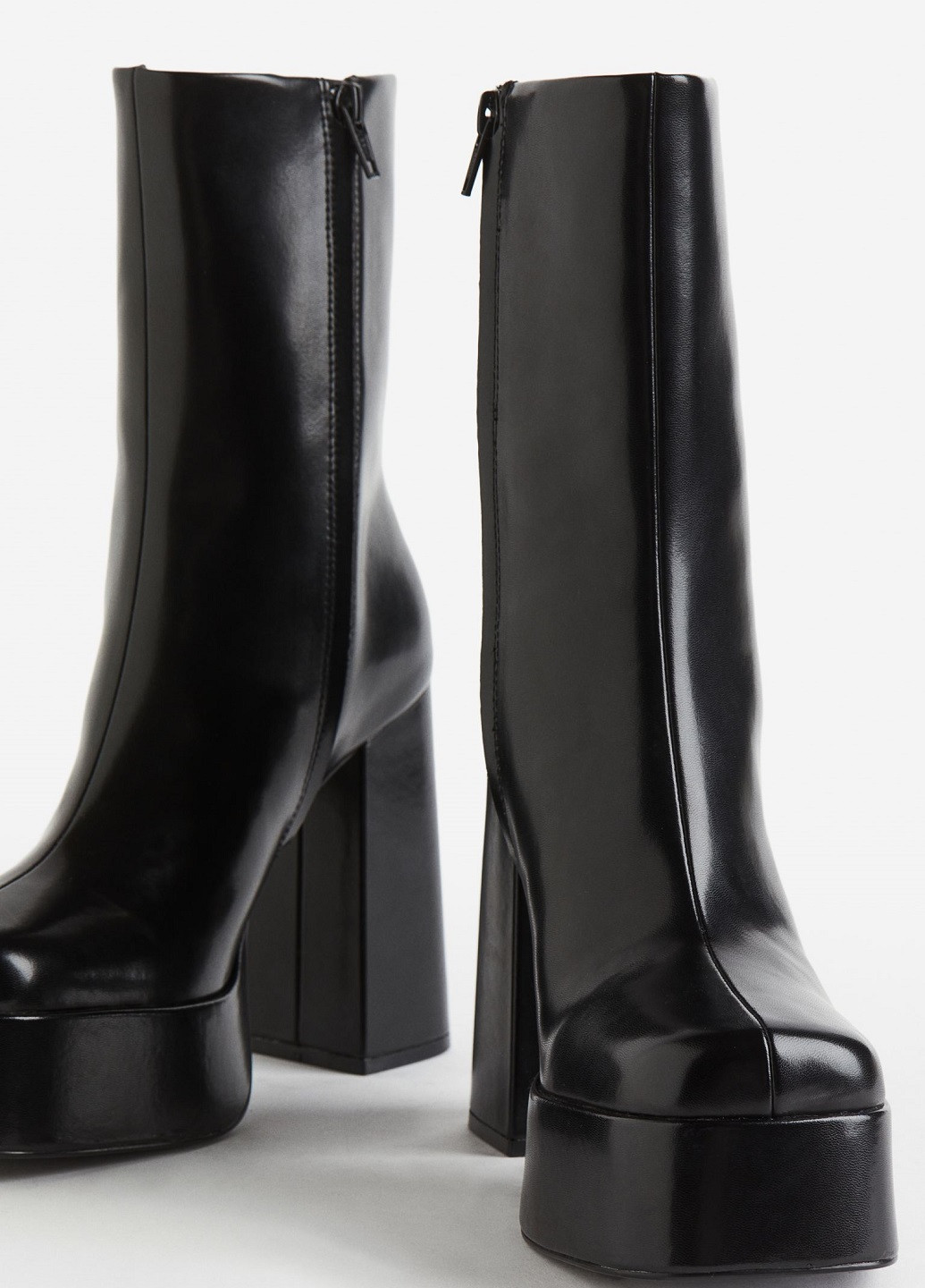 Черные демисезонная ботильоны H&M