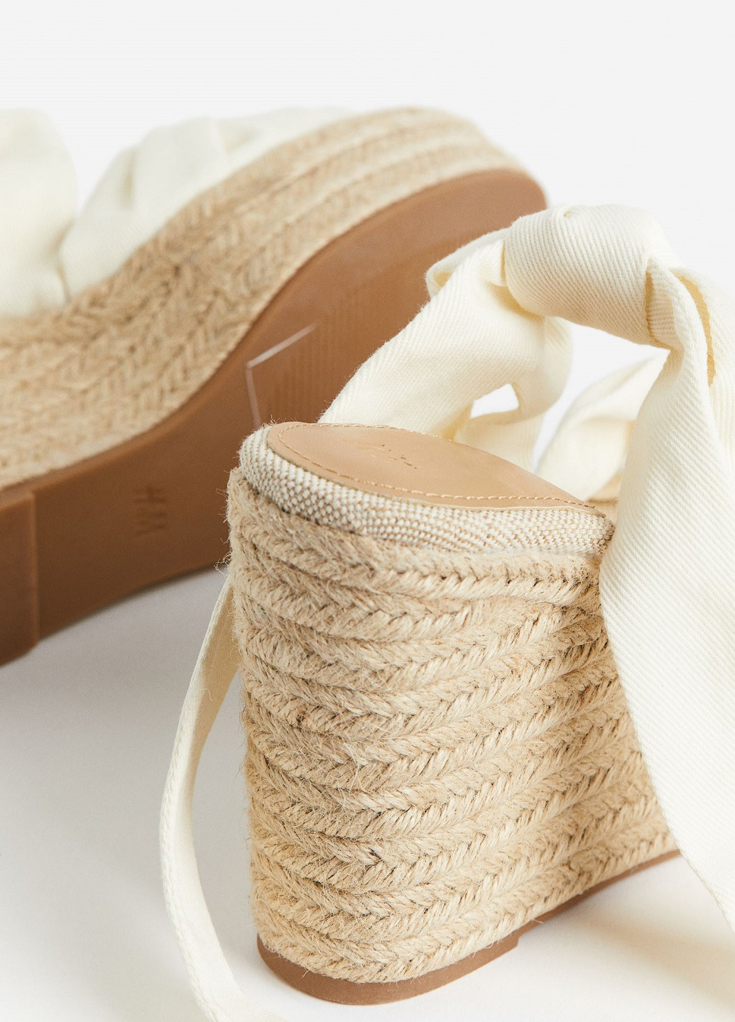 Білі еспадрильї H&M однотонний (267223877)