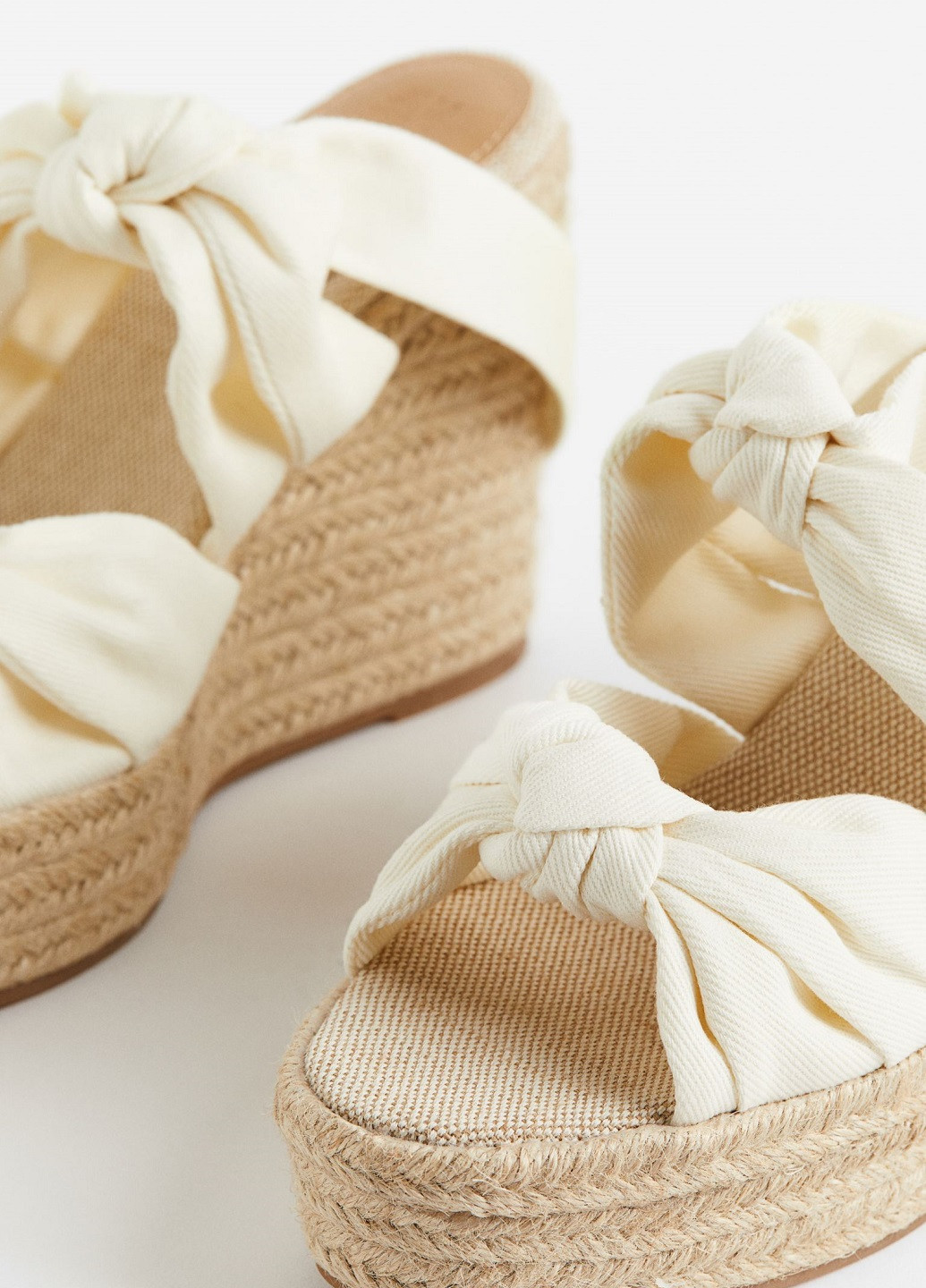 Білі еспадрильї H&M однотонний (267223877)