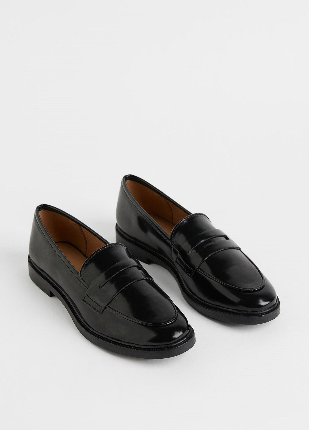 H&M Туфлі чорний з штучна шкіра, швеція — демісезон (267223779)