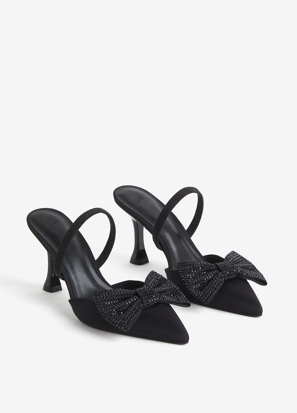 H&M Туфлі чорний з текстиль, швеція — демісезон (267223790)