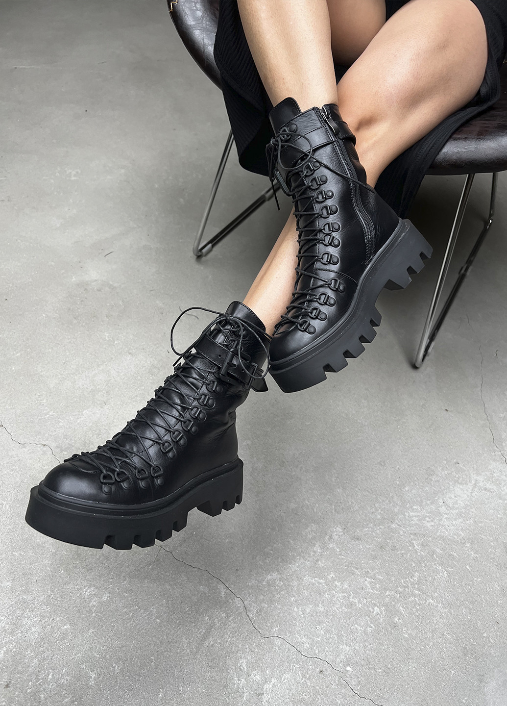 Осенние ботинки берцы Rayskaya woman