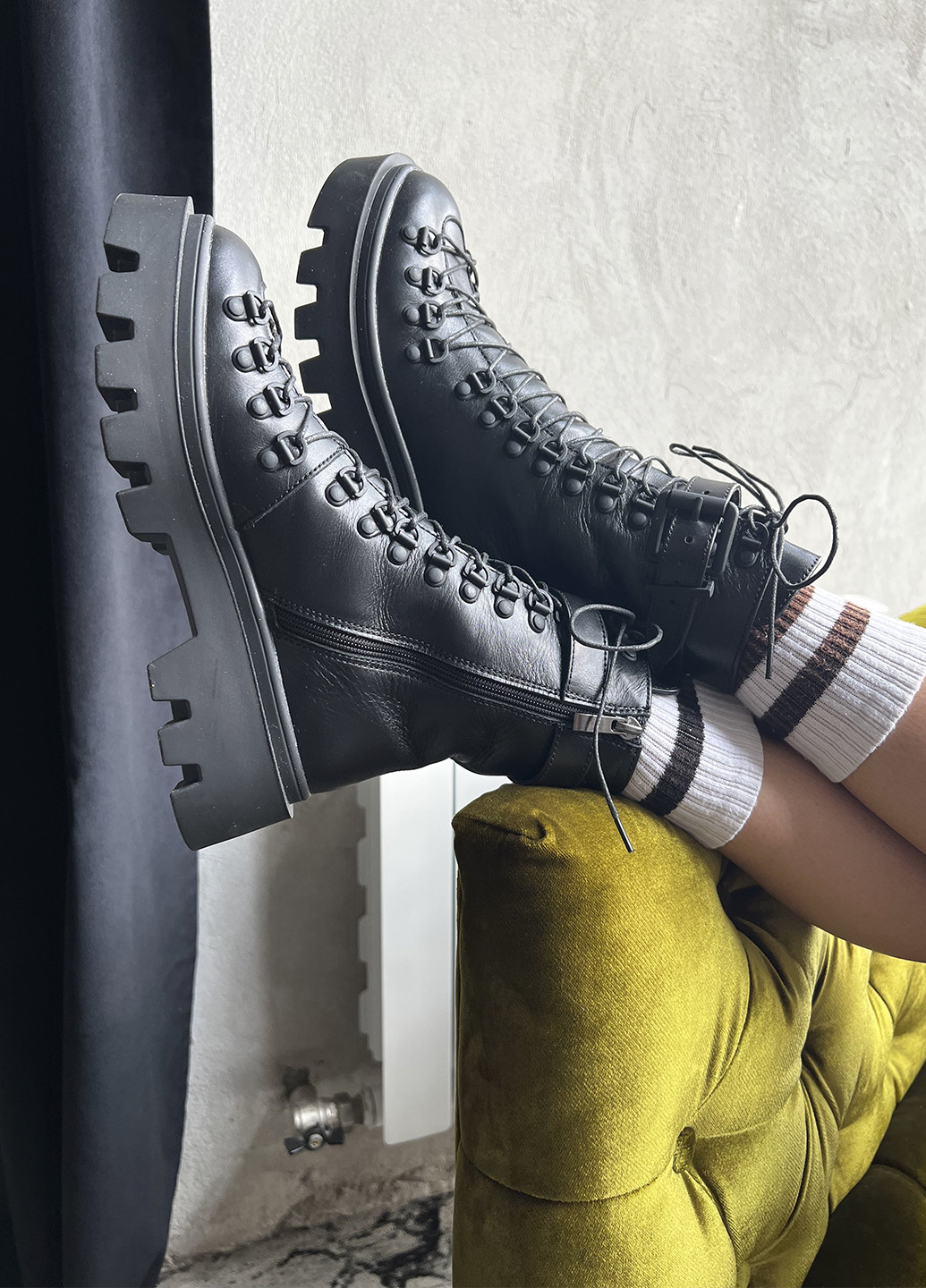 Осенние ботинки берцы Rayskaya woman