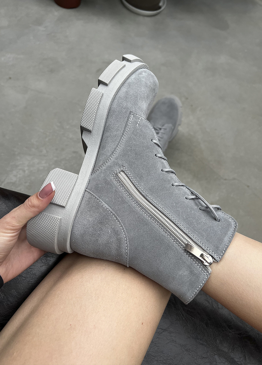 Осенние ботинки Rayskaya woman из натуральной замши