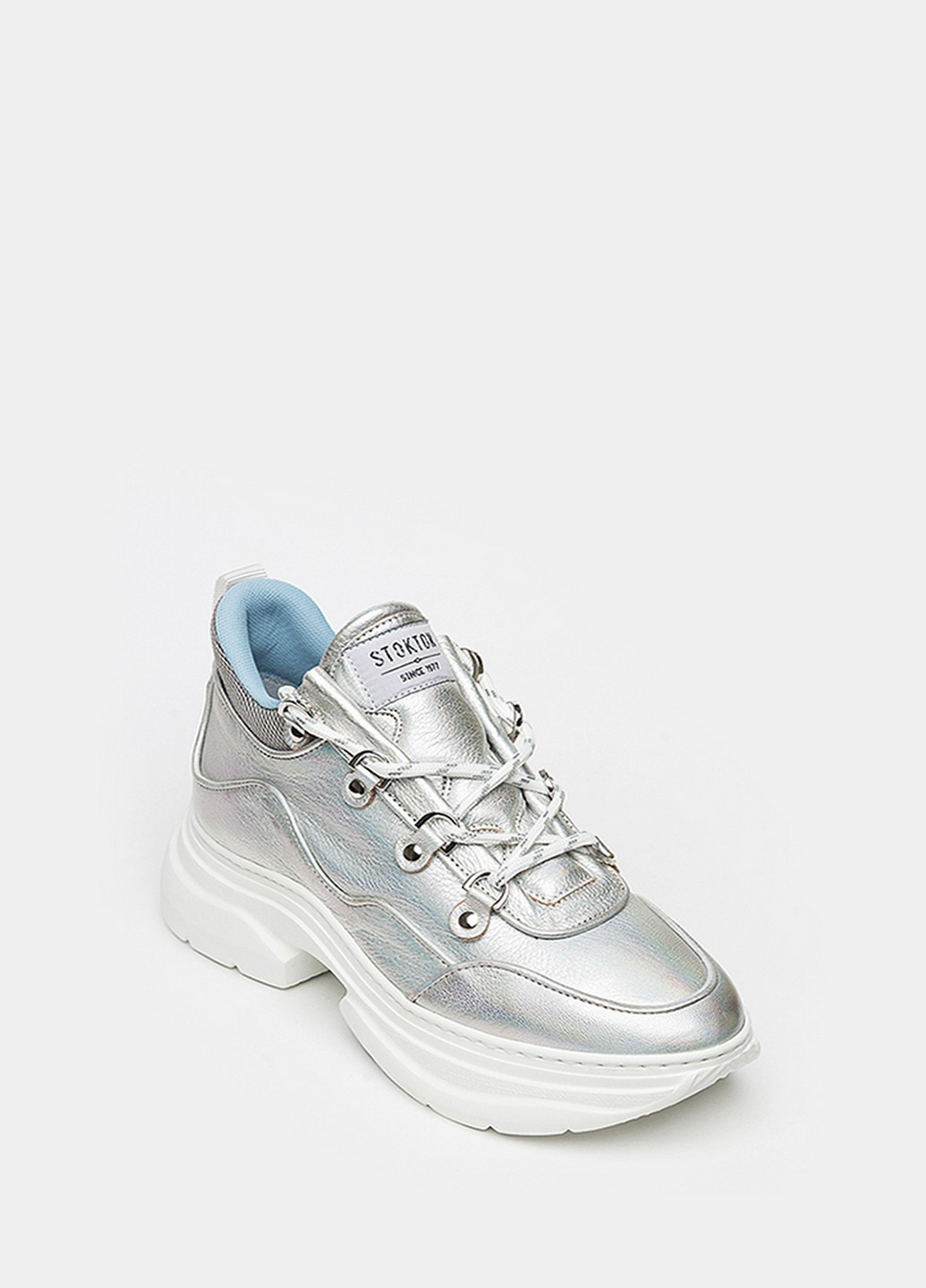 Срібні осінні кросівки Stokton