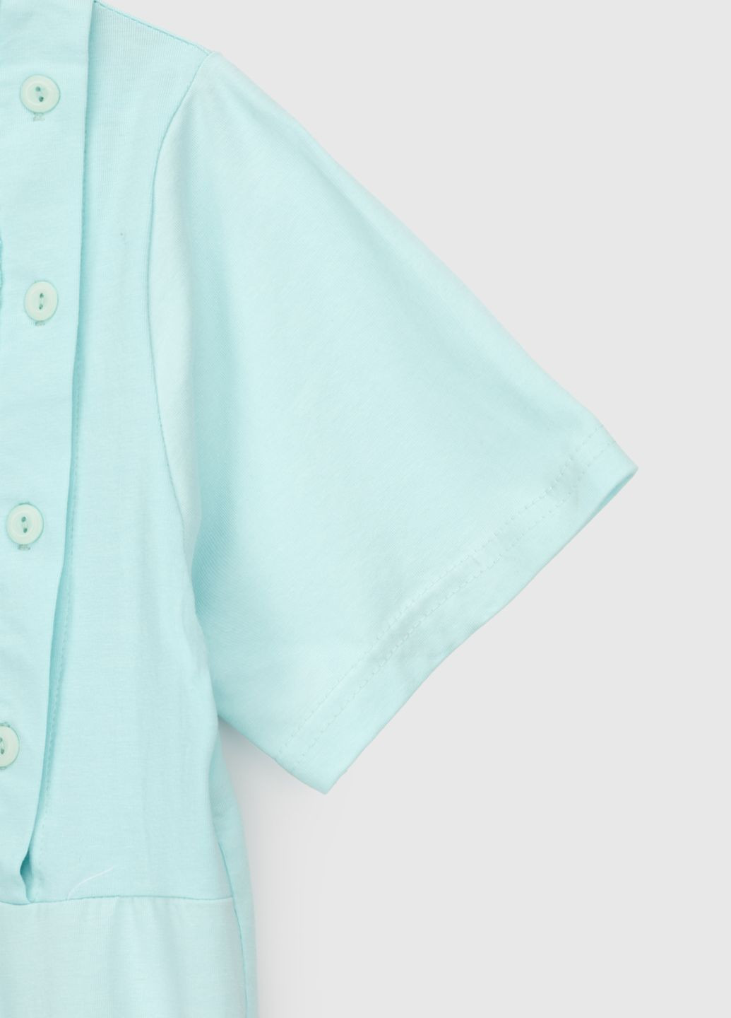 Синій демісезонний комплект халат+сорочка Nicoletta