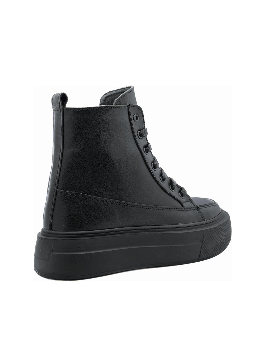 Черные повседневные осенние демисезонные ботинки No Brand