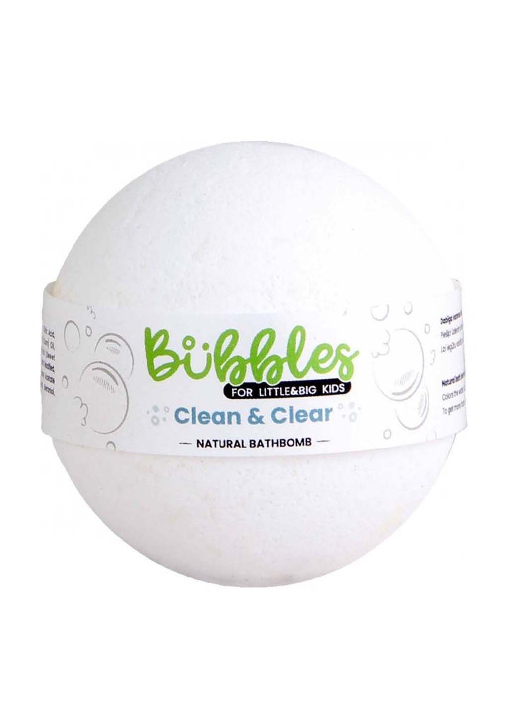 Дитяча бомбочка для ванни Clean & Clear 115 г Bubbles (267229533)