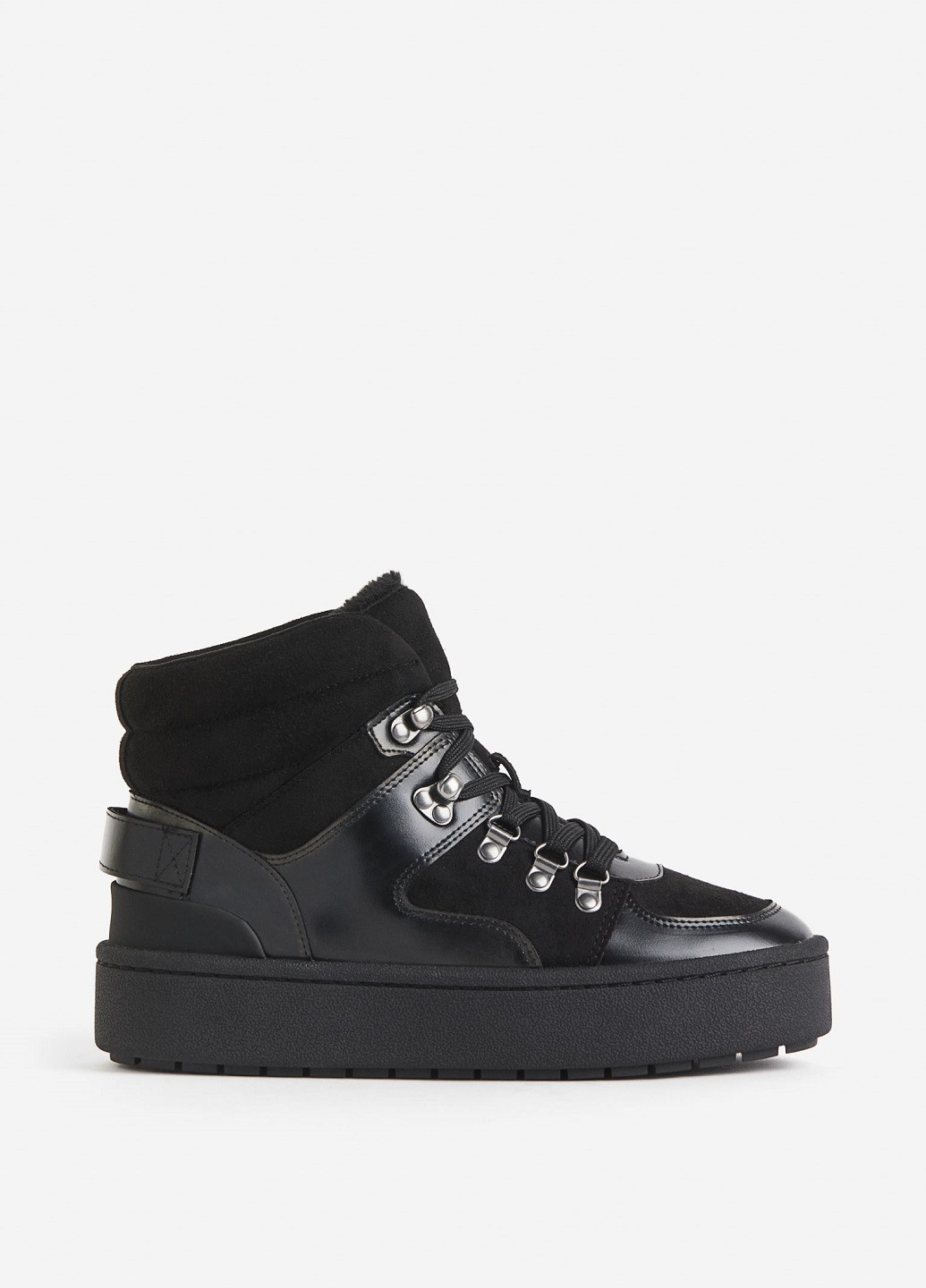 Черные зимние кроссовки H&M