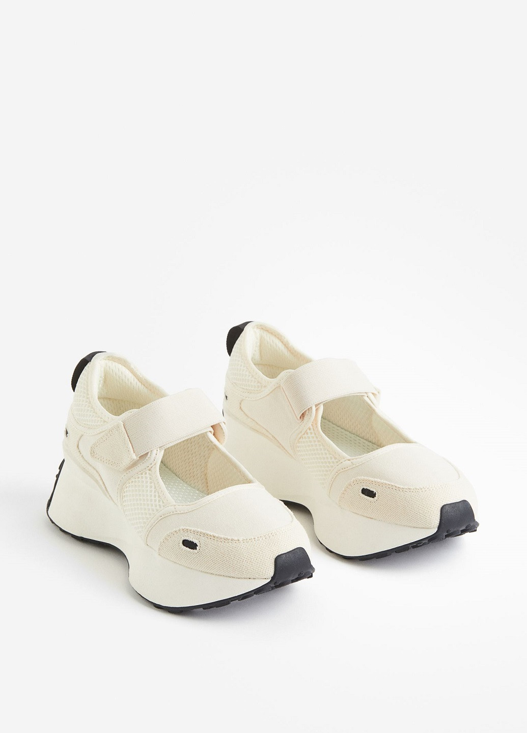 Светло-бежевые демисезонные кроссовки H&M
