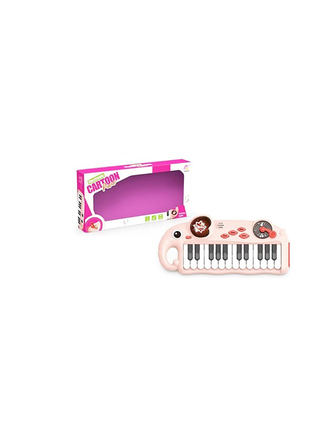 Музыкальная игрушка Орган 885AB Слоненок со световыми и звуковыми эффектами No Brand (267313318)
