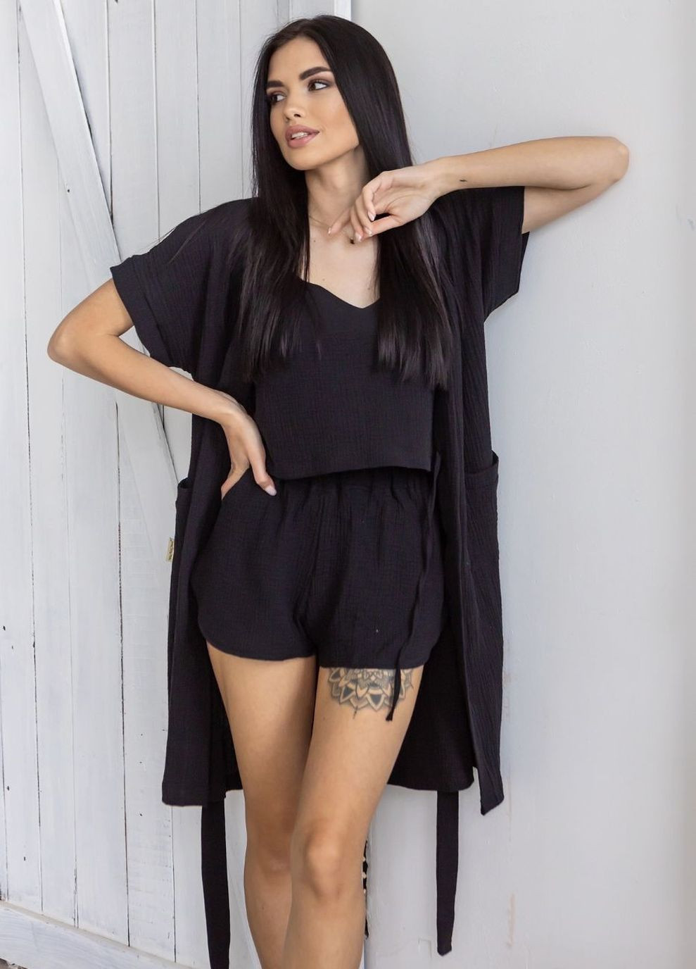 Домашній комплект Кч1805п Чорний MiaNaGreen (267315377)