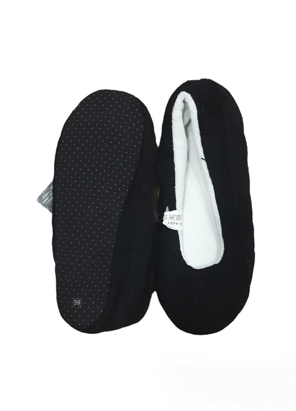 Черные тапочки Blue Motion