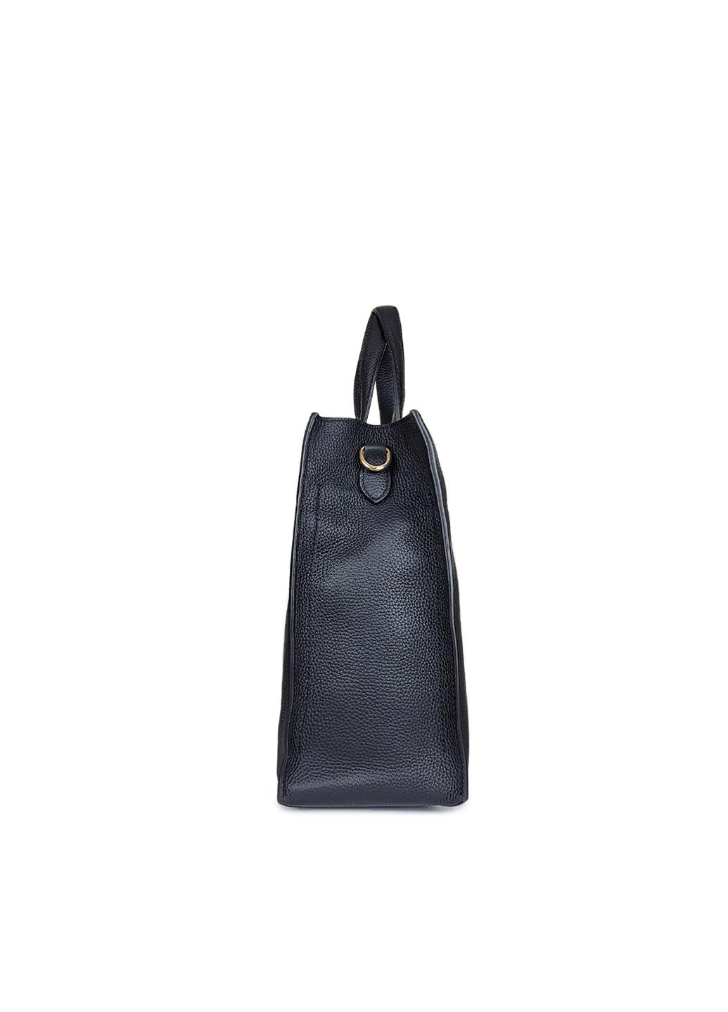 Жіноча чорна шкіряна сумочка середня,G-8513 чорн, Fashion (267404195)