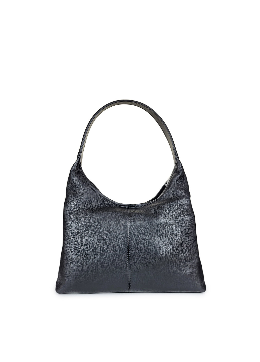 Черная кожаная сумка бохо женская, 85042 чорн, Fashion (267404191)