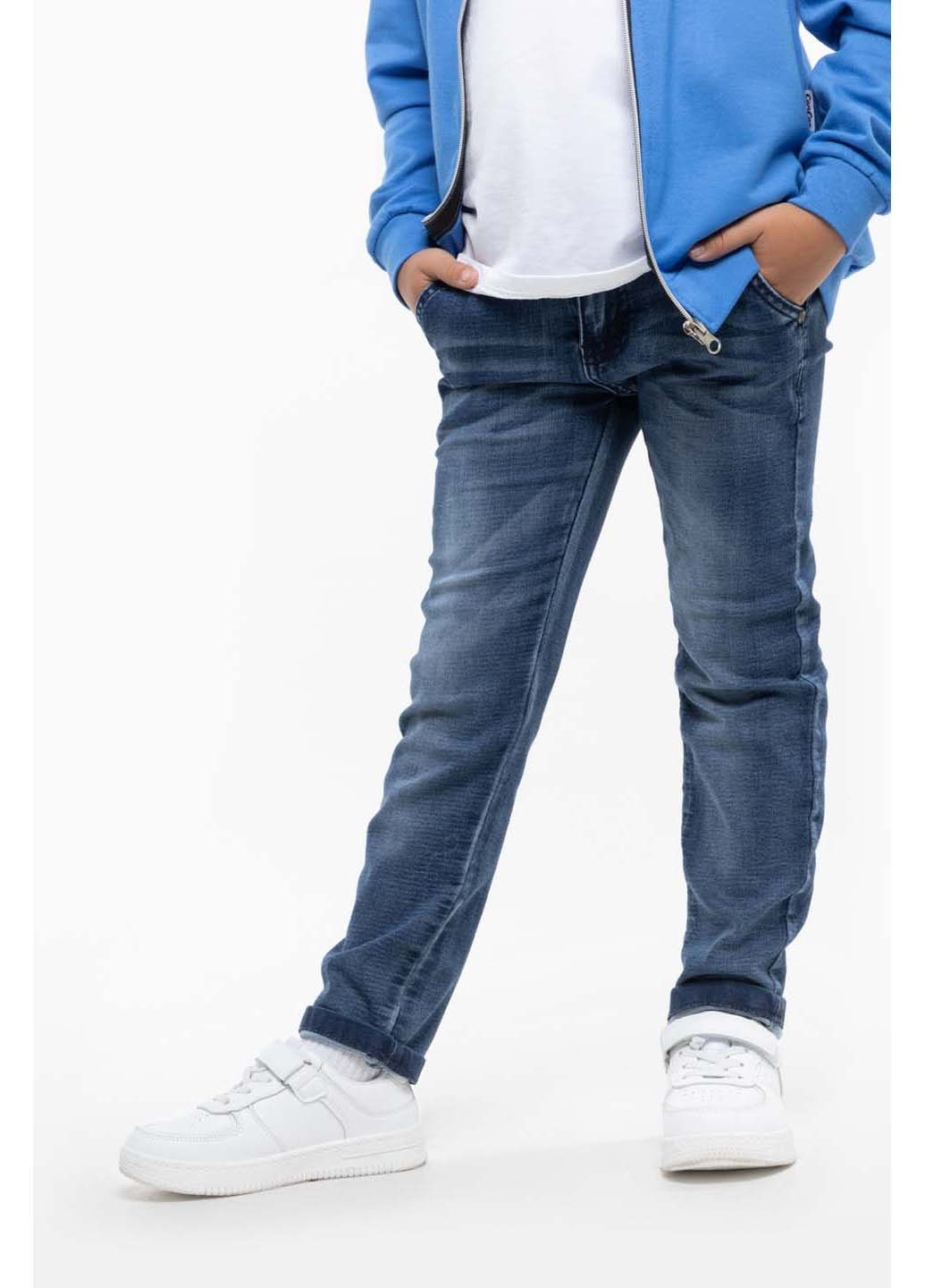 Синие демисезонные джинсы Неслухнянки