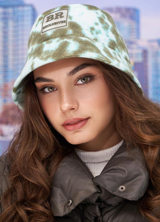 Стильная теплая панама тай-дай Braxton (267330394)