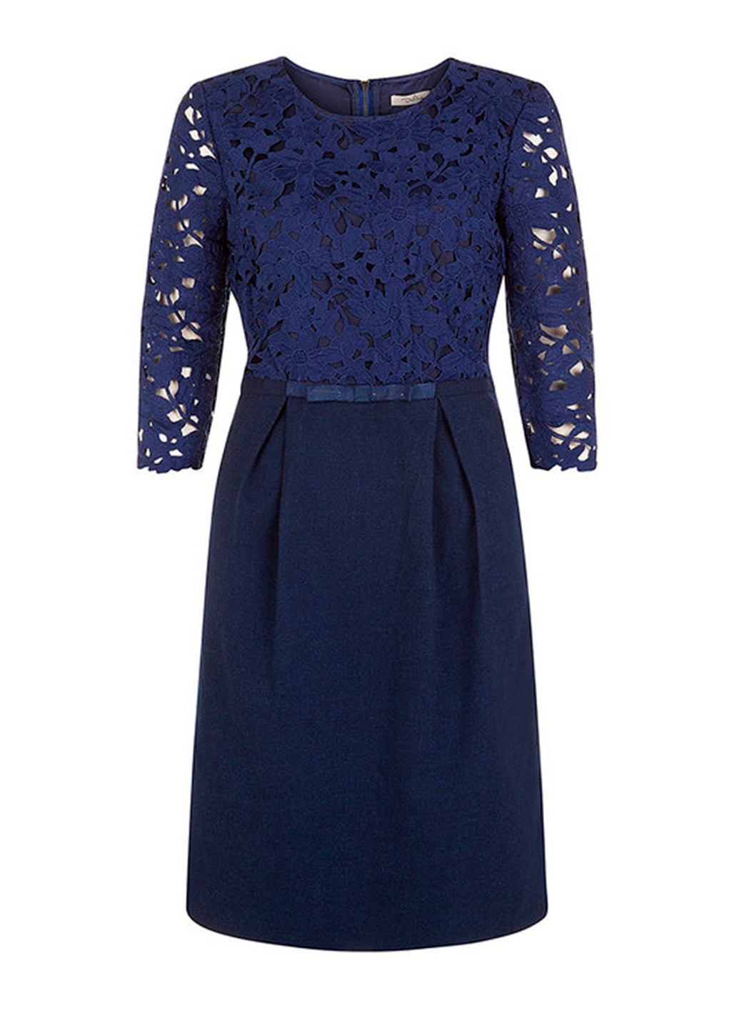 Темно-синее праздничный женское темно-синее платье футляр Darling однотонное