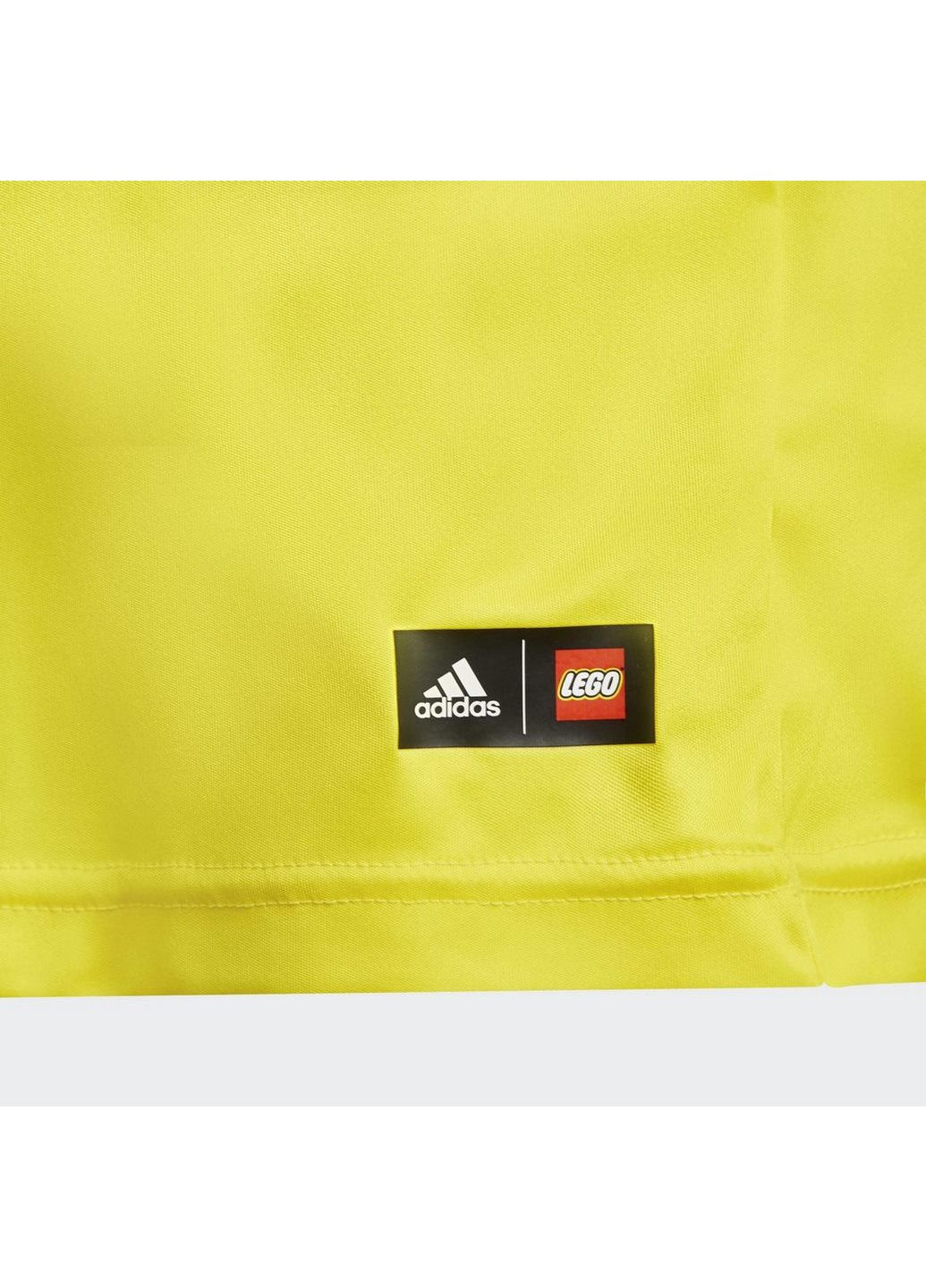 Желтая демисезонная детская футболка x classic lego® aeroready 3-stripes gu1865 adidas