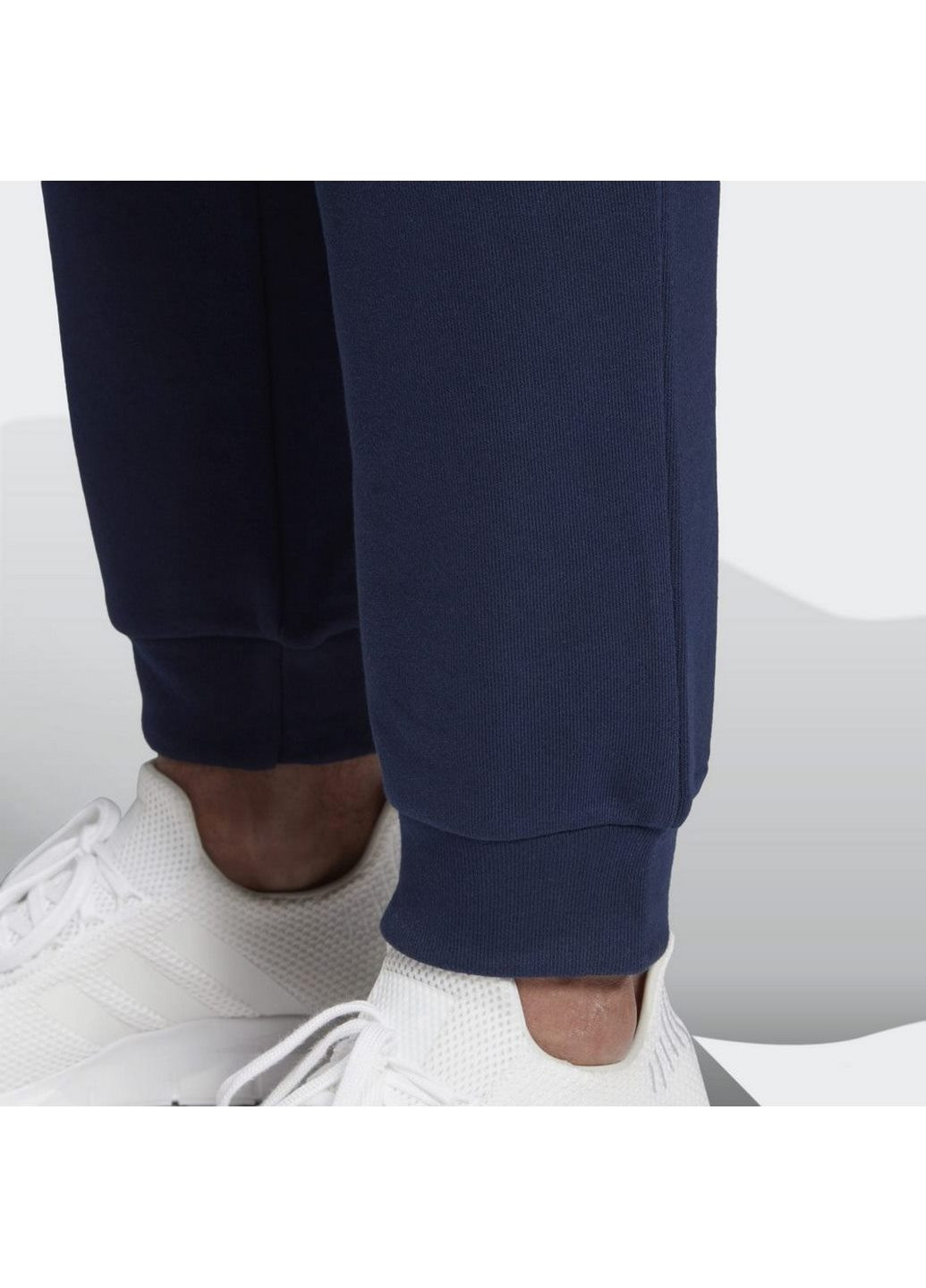 Синие спортивные зимние брюки adidas