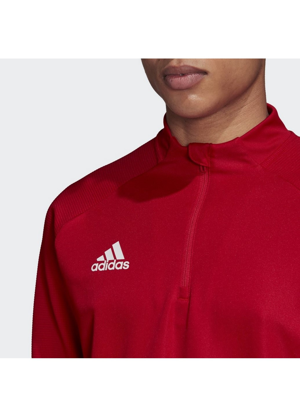 Мужской джемпер Condivo 20 FS7115 adidas - крой логотип красный спортивный - (267407513)