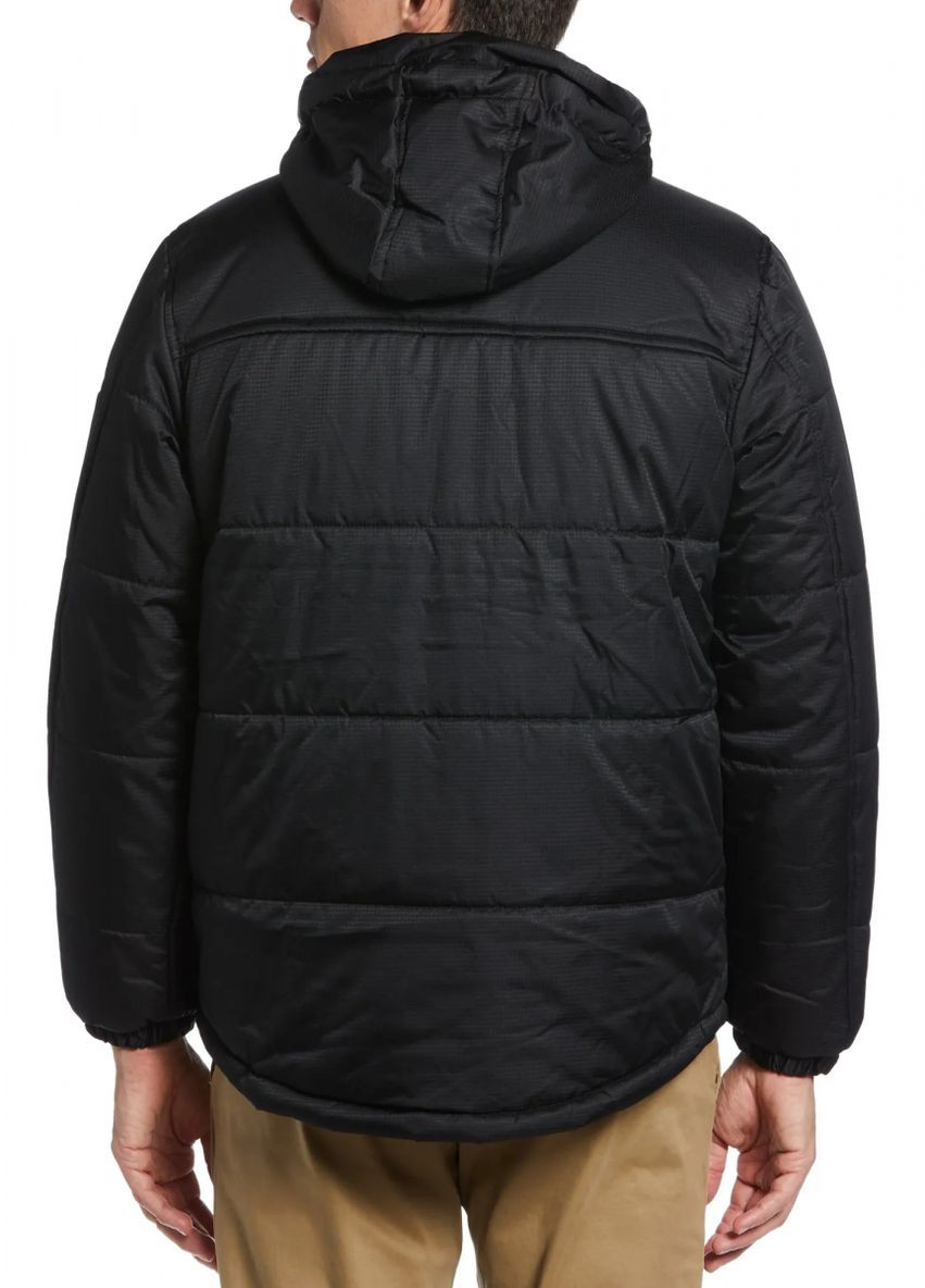 Черная демисезонная куртка Perry Ellis зимова PE070307RT BLACK