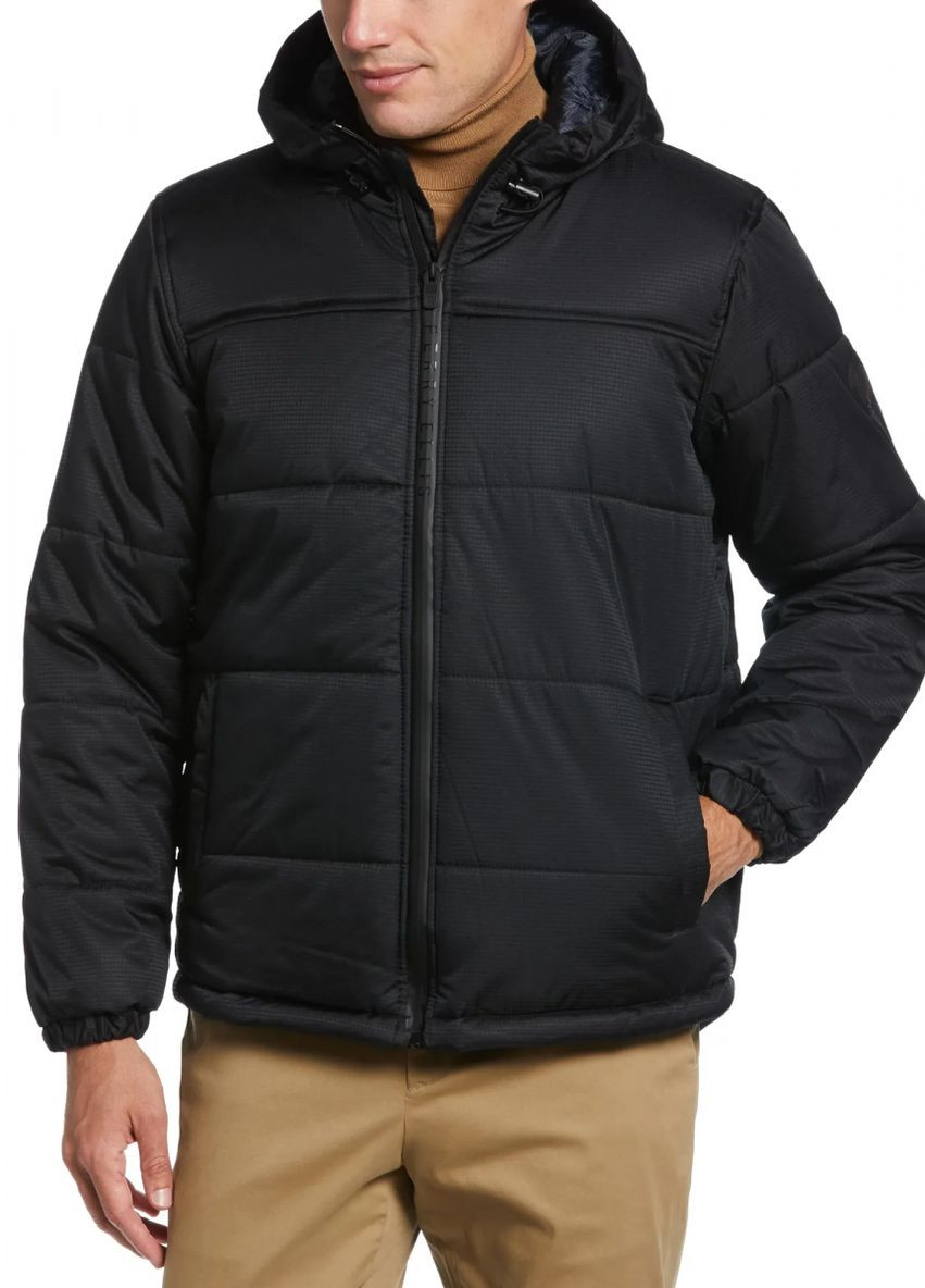Чорна демісезонна куртка Perry Ellis зимова PE070307RT BLACK