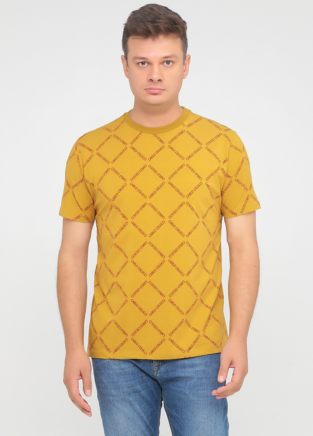 Желтая футболка Carlo Colucci