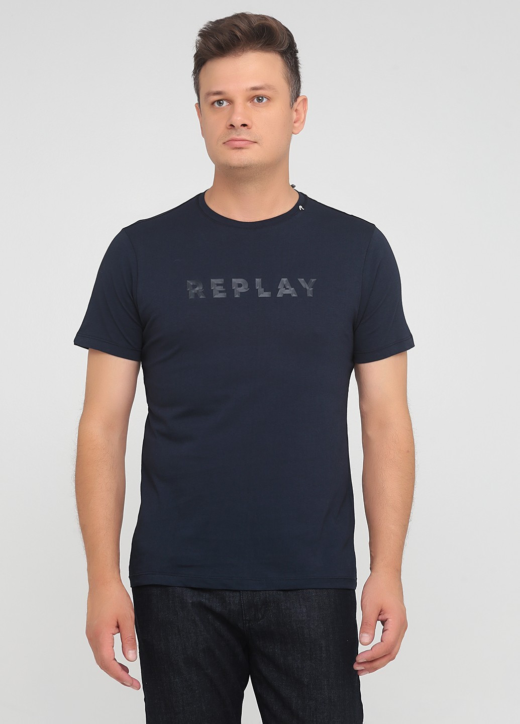 Синяя футболка Replay