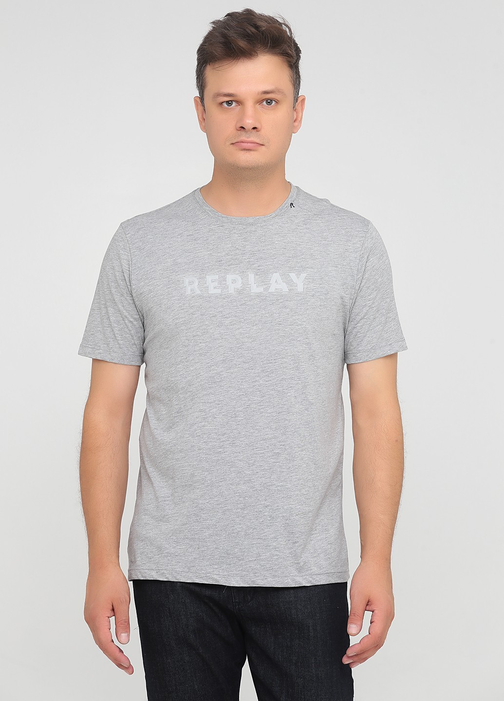 Сіра футболка Replay