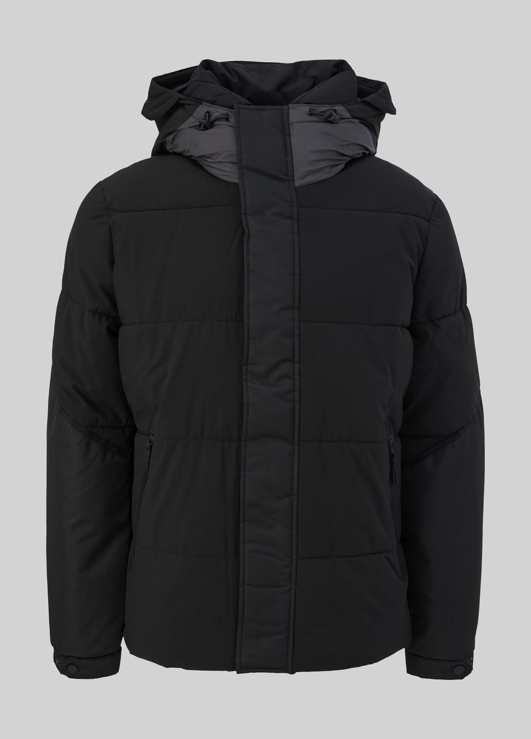 Черная зимняя куртка S.Oliver