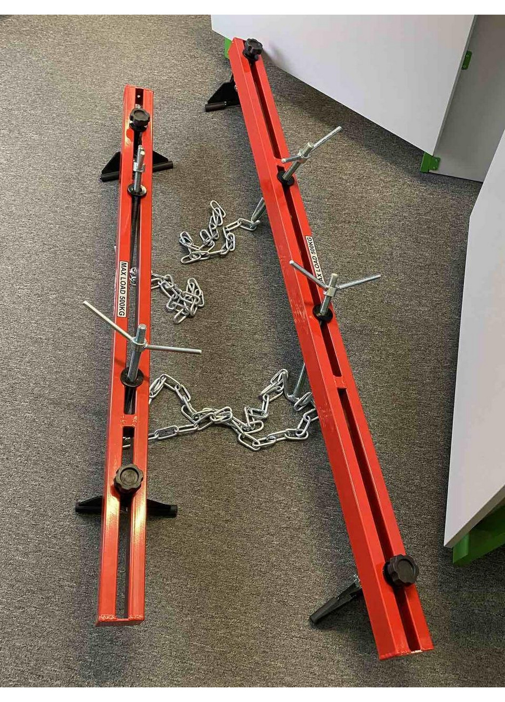 Траверси для зняття двигуна з двома захватами 500 кг 1500 мм ХЗСО (267659638)