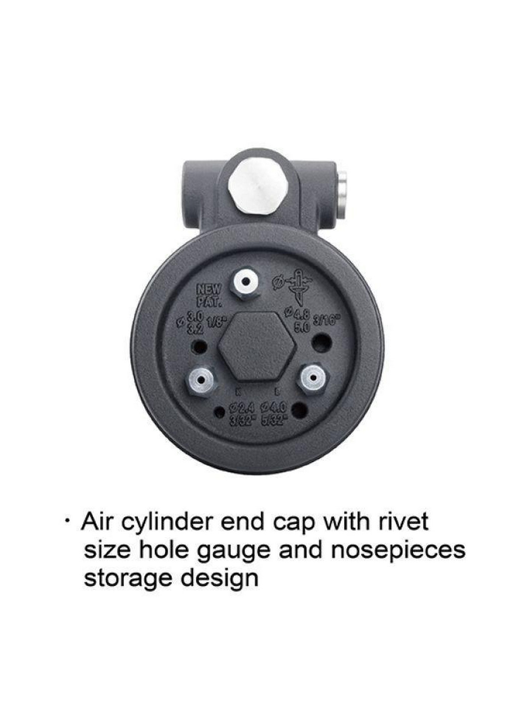Пневмогидравлический заклепочник 2.4-5.0 мм TOPTUL (267656307)