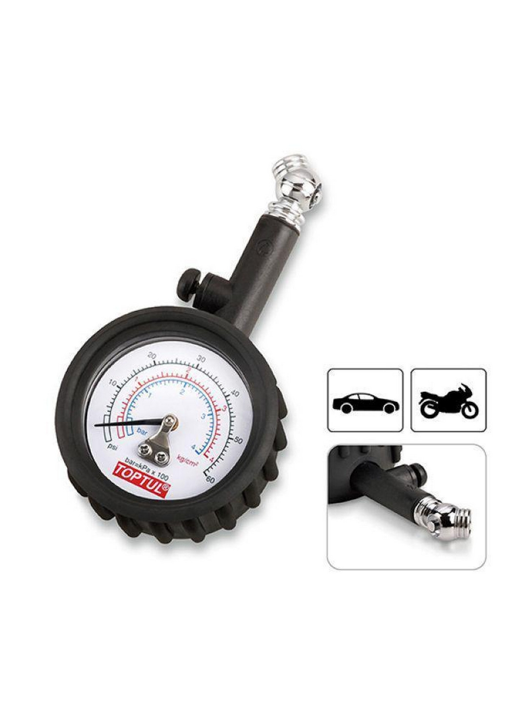 Манометр шинный TOPTUL (267660035)