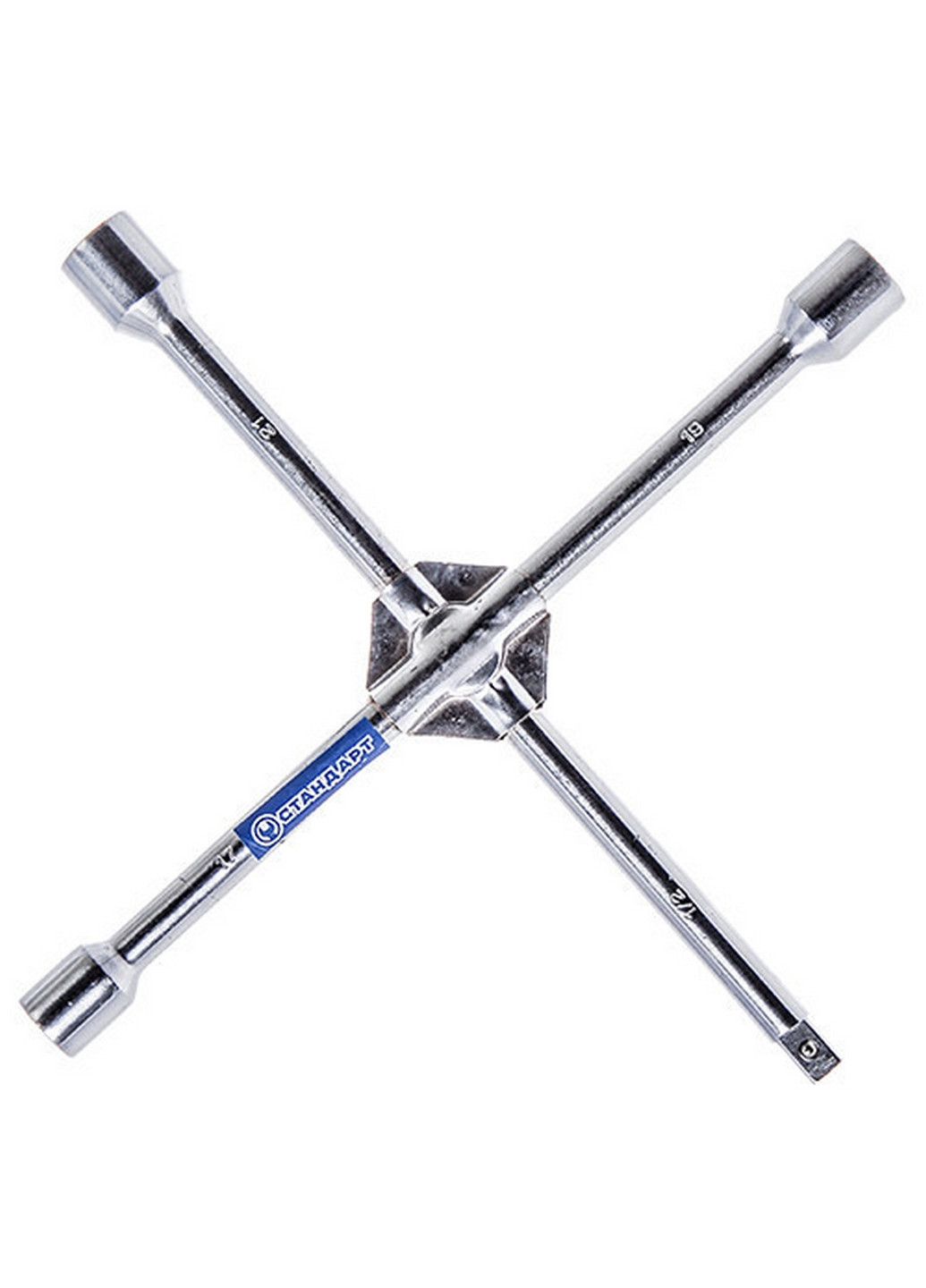 Балонний ключ хрестовий посилений 17x19x21x1/2" СТАНДАРТ (267658329)