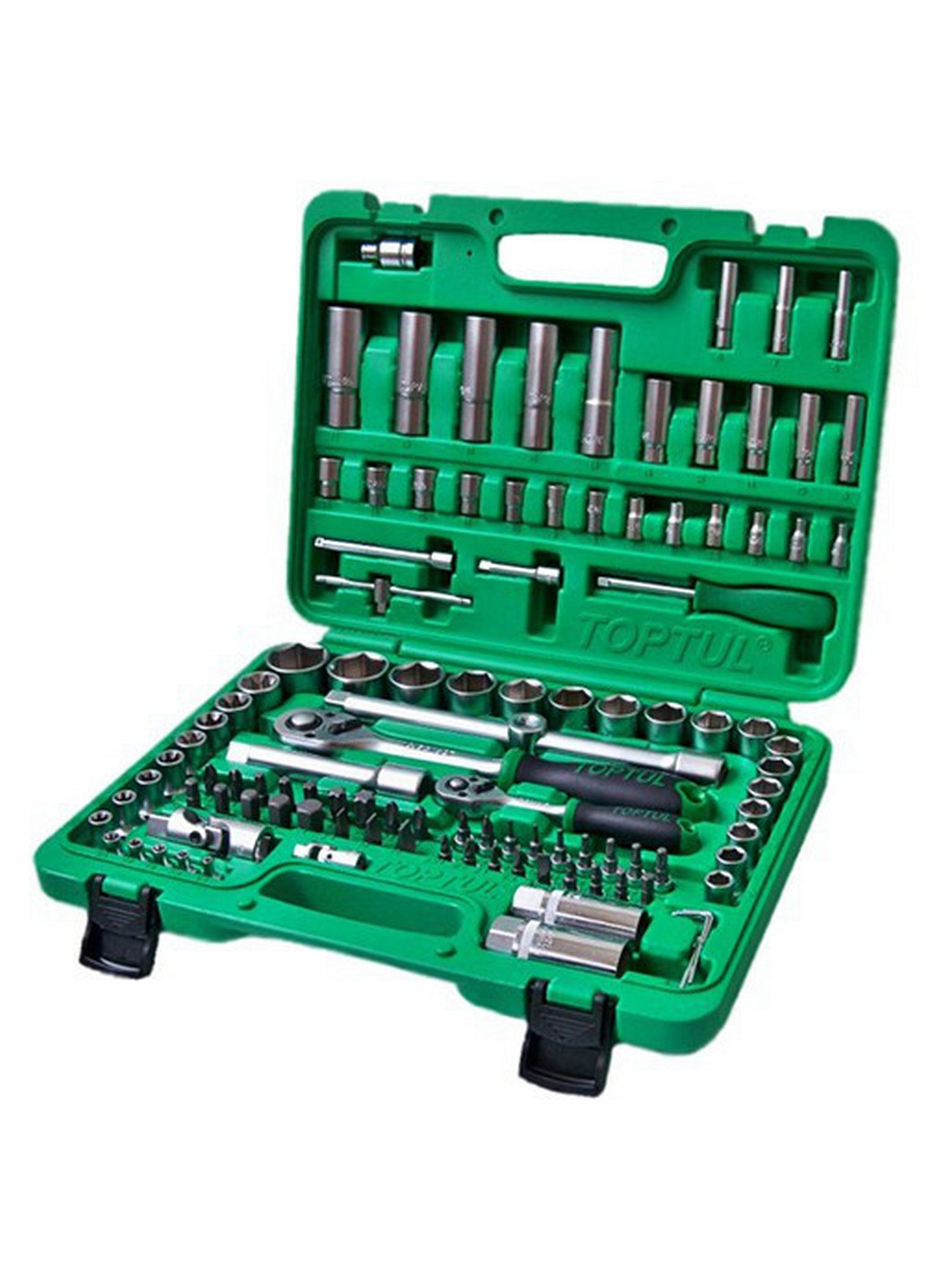 Автомобільний набір інструментів 1/4", 1/2" 108од. (6-гр.) TOPTUL (267657250)