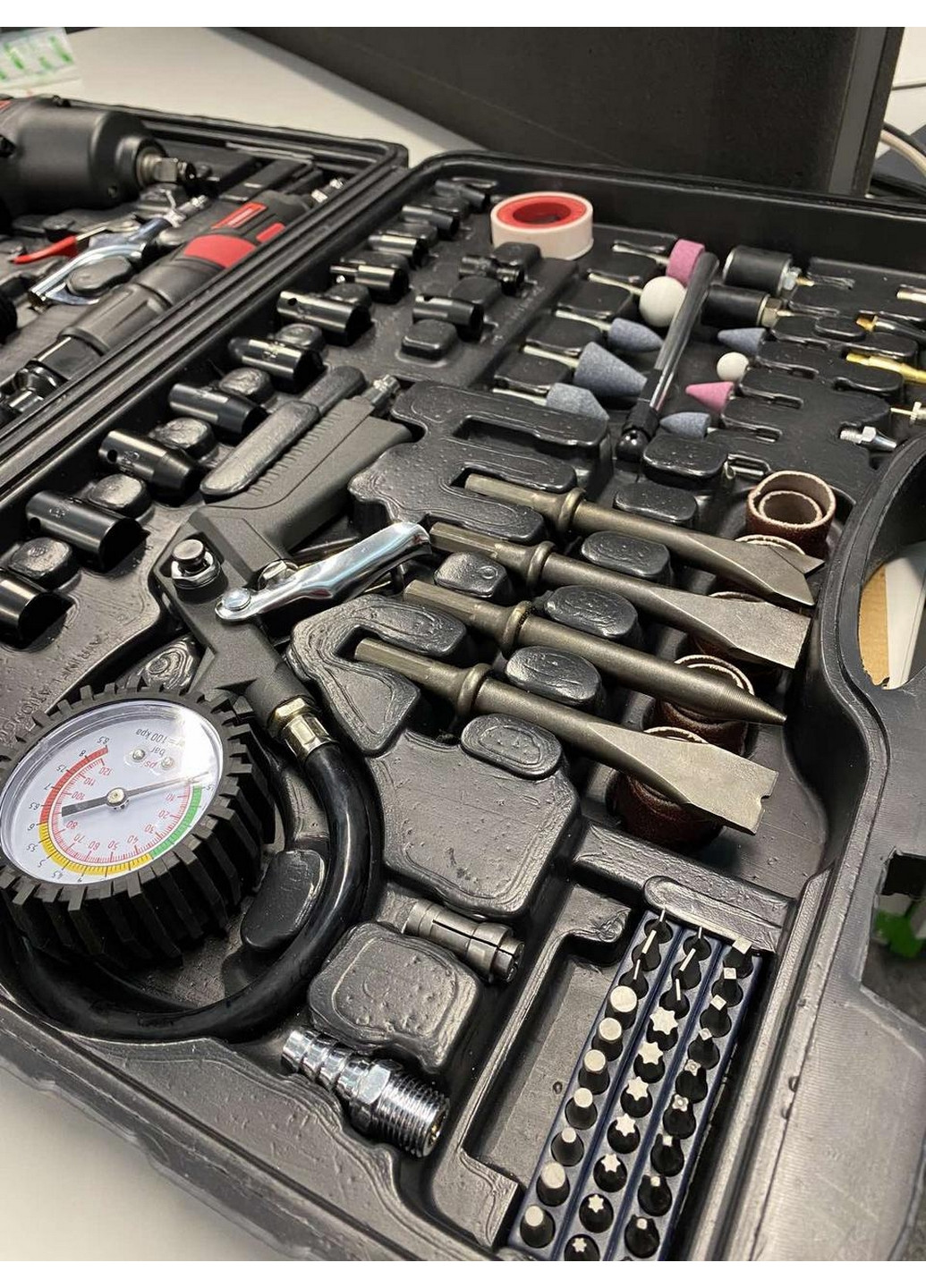 Комплект пневмоінструменту 57 од. No Brand (267658863)