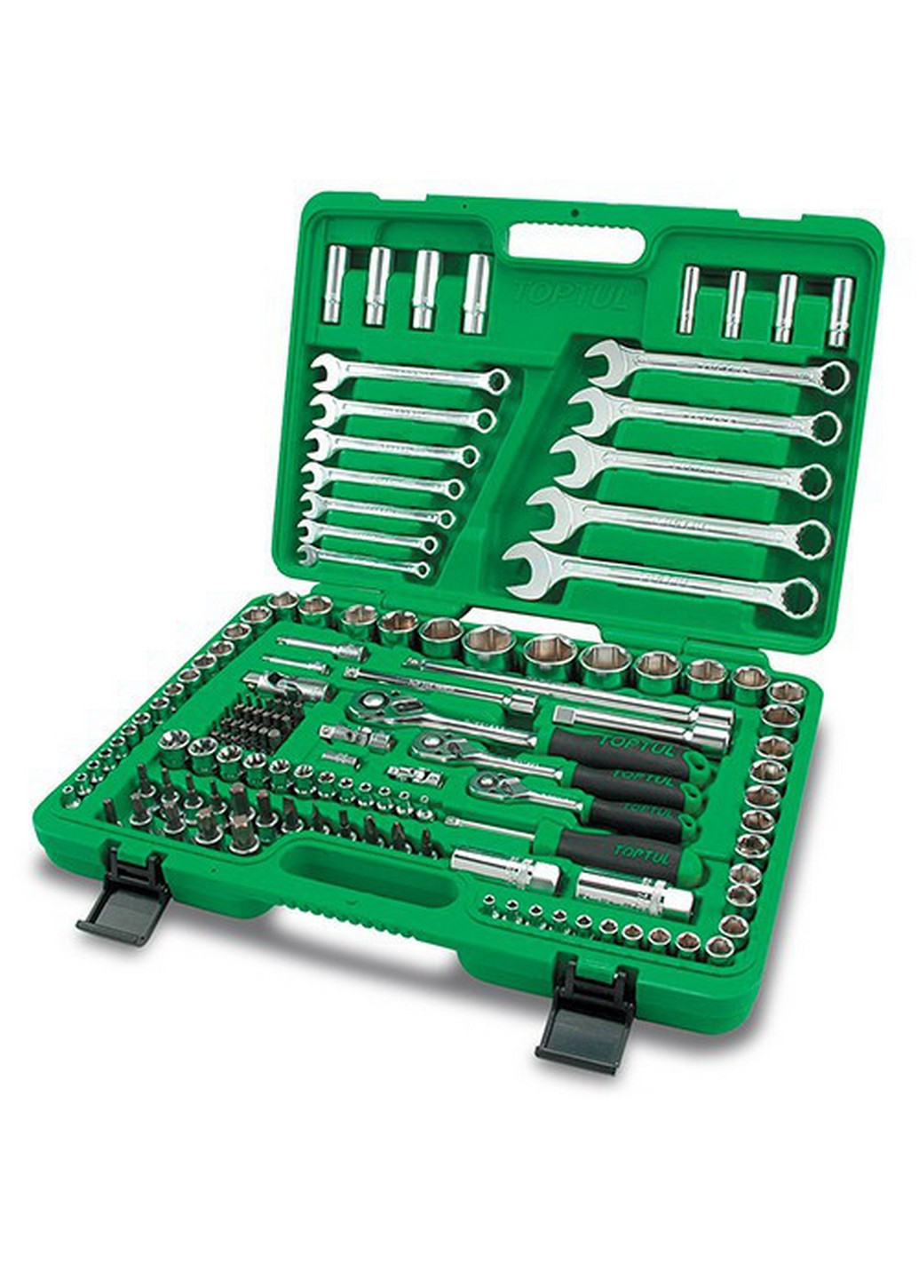 Профессиональный комплект инструмента в кейсе 130ед. TOPTUL (267658143)