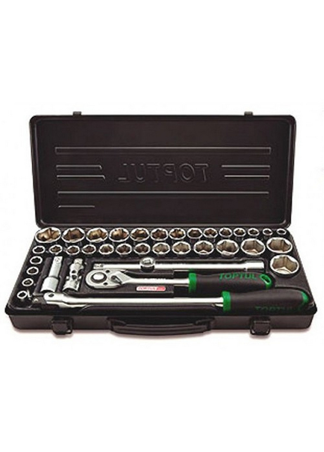 Комплект інструментів для авто 1/2" (дюйм+метр.) 38од. TOPTUL (267659113)