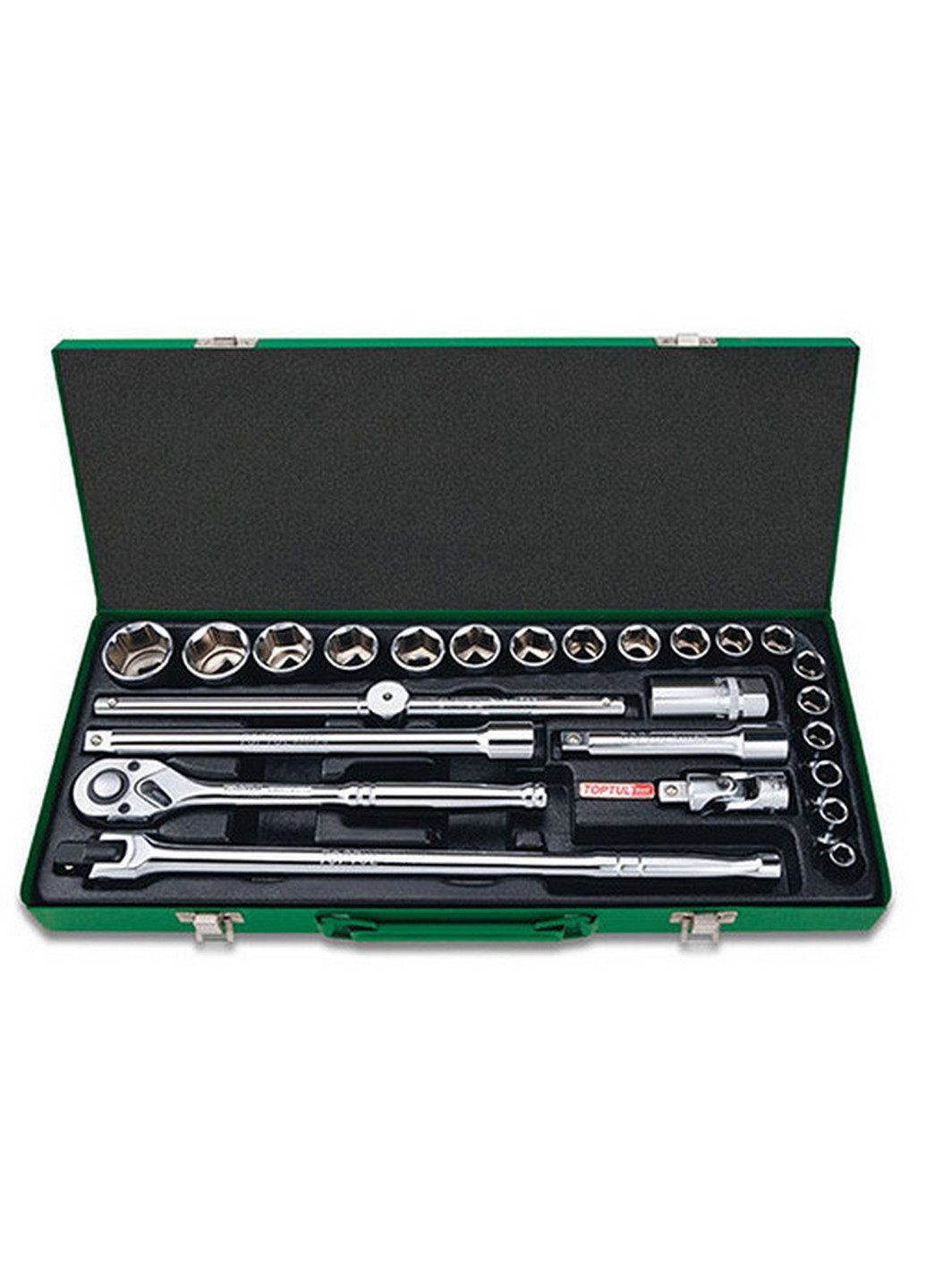 Комплект інструменту дюймового 1/2" 25од. (12-гр.) TOPTUL (267659081)