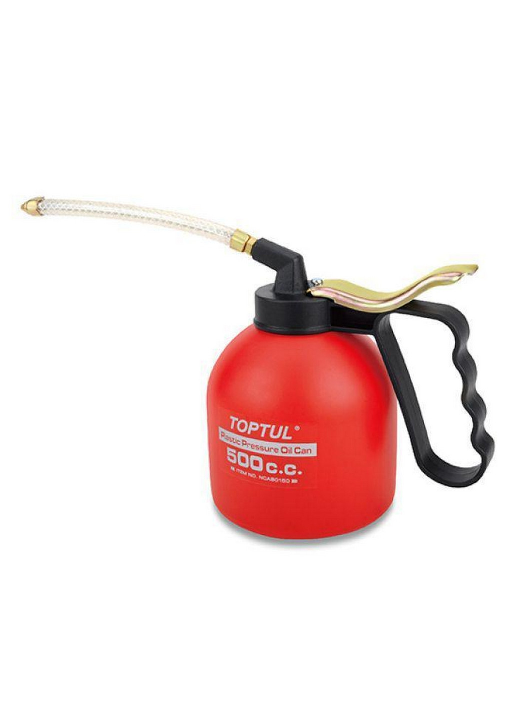 Маслёнка рычажная пластиковая 500 мл гибкий наконечник TOPTUL (267659084)