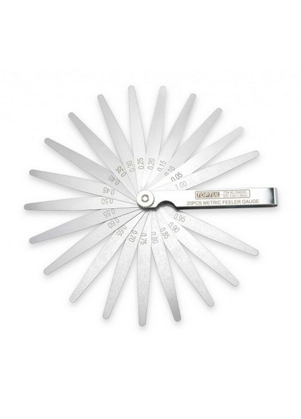 Комплект щупов для измерения зазоров 20шт. TOPTUL (267659285)